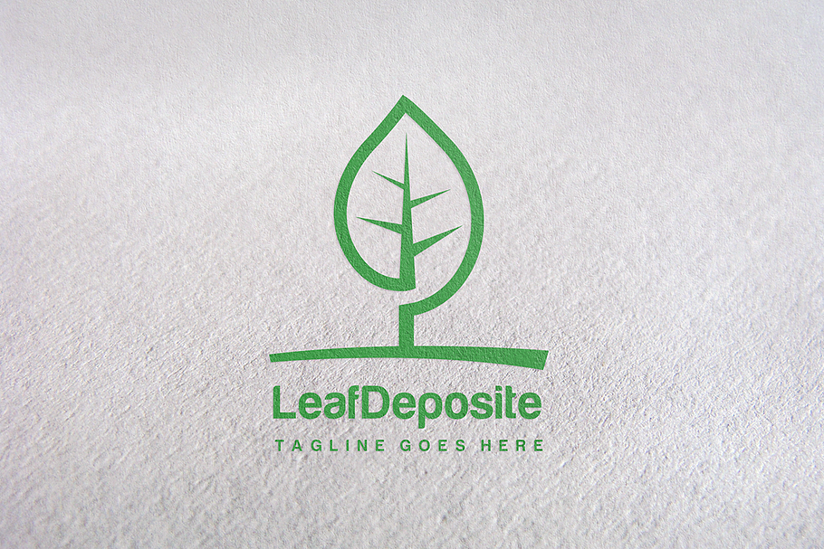 leaf deposite Logo Template in Logo Templates - product preview 8