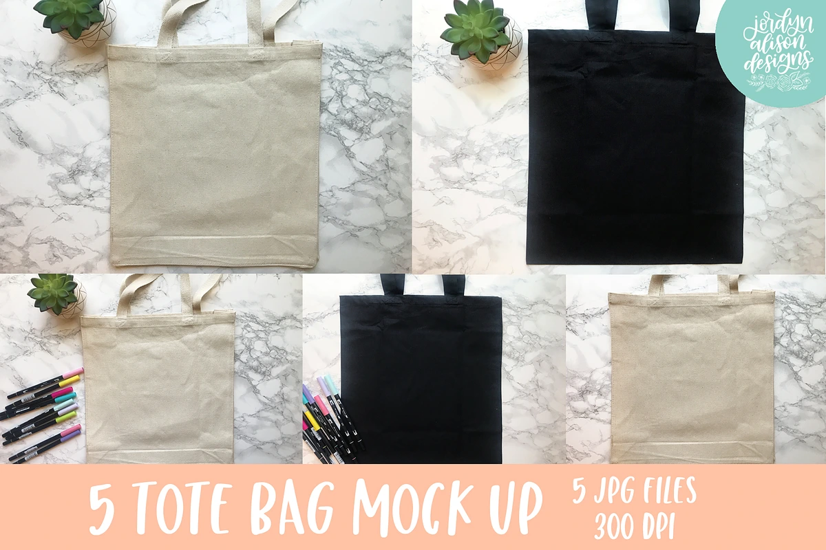 Tote Bag Mockup Bundle in Product Mockups - product preview 8