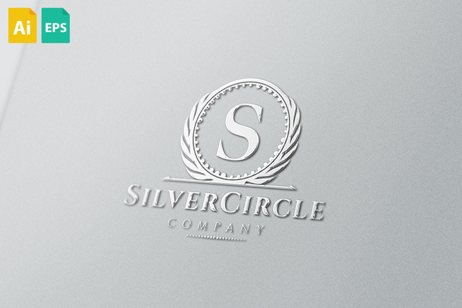 Silver Circle Logo in Logo Templates - product preview 8