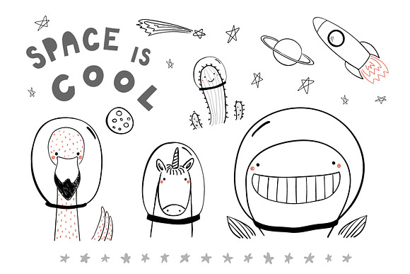 Cool Friends, Hand Drawn Kids Prints in Illustrations - product preview 4