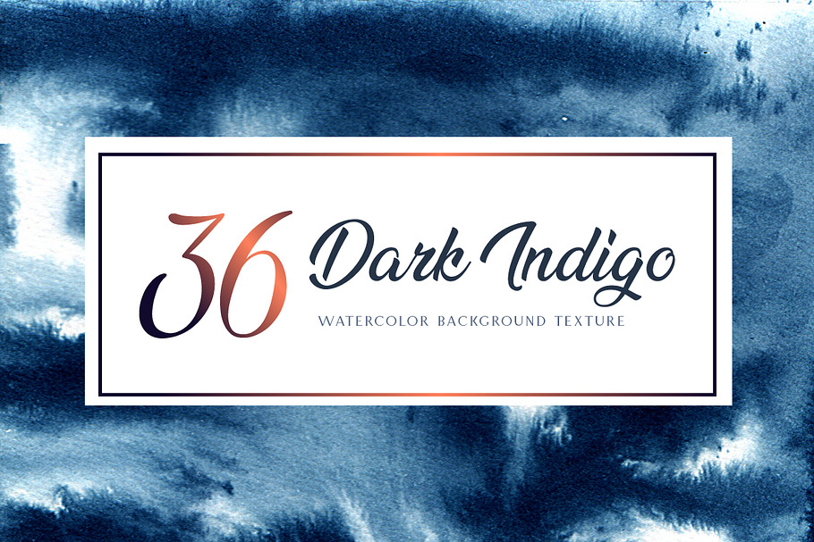 Dark Indigo Background Watercolor Textures Creative Market