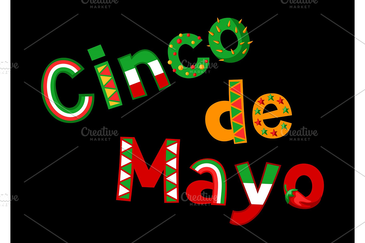 Cinco de mayo greeting card. in Illustrations - product preview 8