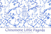 Chinoiserie "Little Pagoda" Pattern