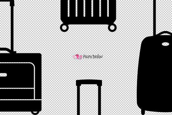 Luggage SVG in Objects - product preview 2