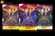 City Lights Party Flyer