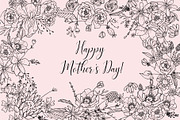 Mother's Day Greeting Card With