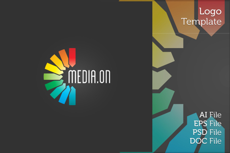 Media Center Logo Symbol in Logo Templates - product preview 8