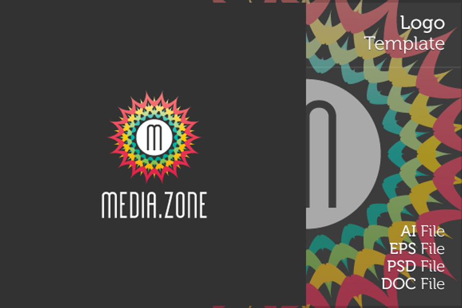 Media Zone Logo Symbol in Logo Templates - product preview 8