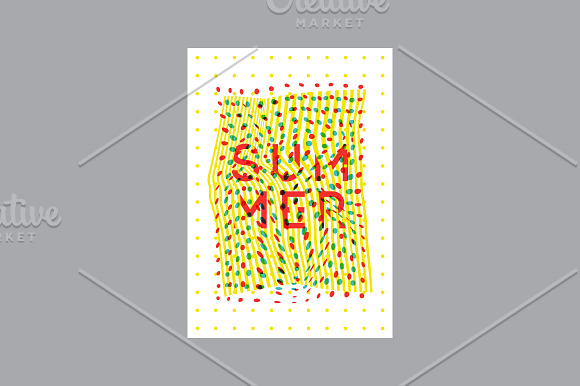 Summer Party geometrical posters. in Illustrations - product preview 15