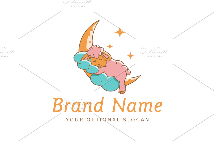 Sheep Dreams Logo in Logo Templates - product preview 8