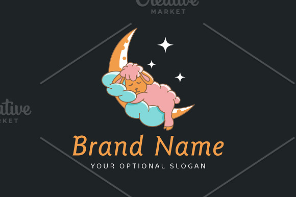 Sheep Dreams Logo in Logo Templates - product preview 1