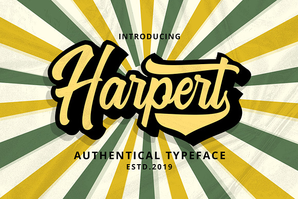 Harpert Script in Script Fonts - product preview 13