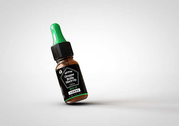 Dropper Bottle & Box Mock-Up | 10ml in Product Mockups - product preview 19