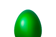Acid green Easter egg