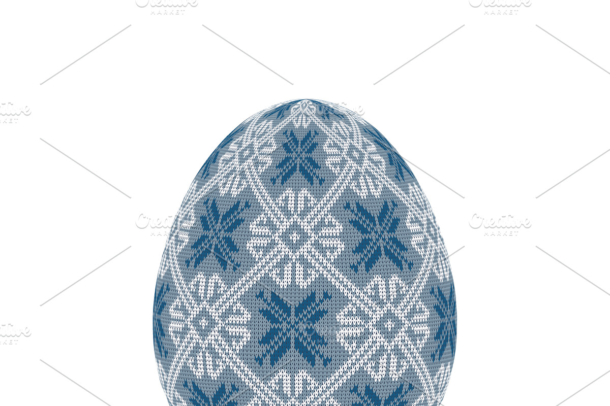 Scandinavian easter egg in Objects - product preview 8