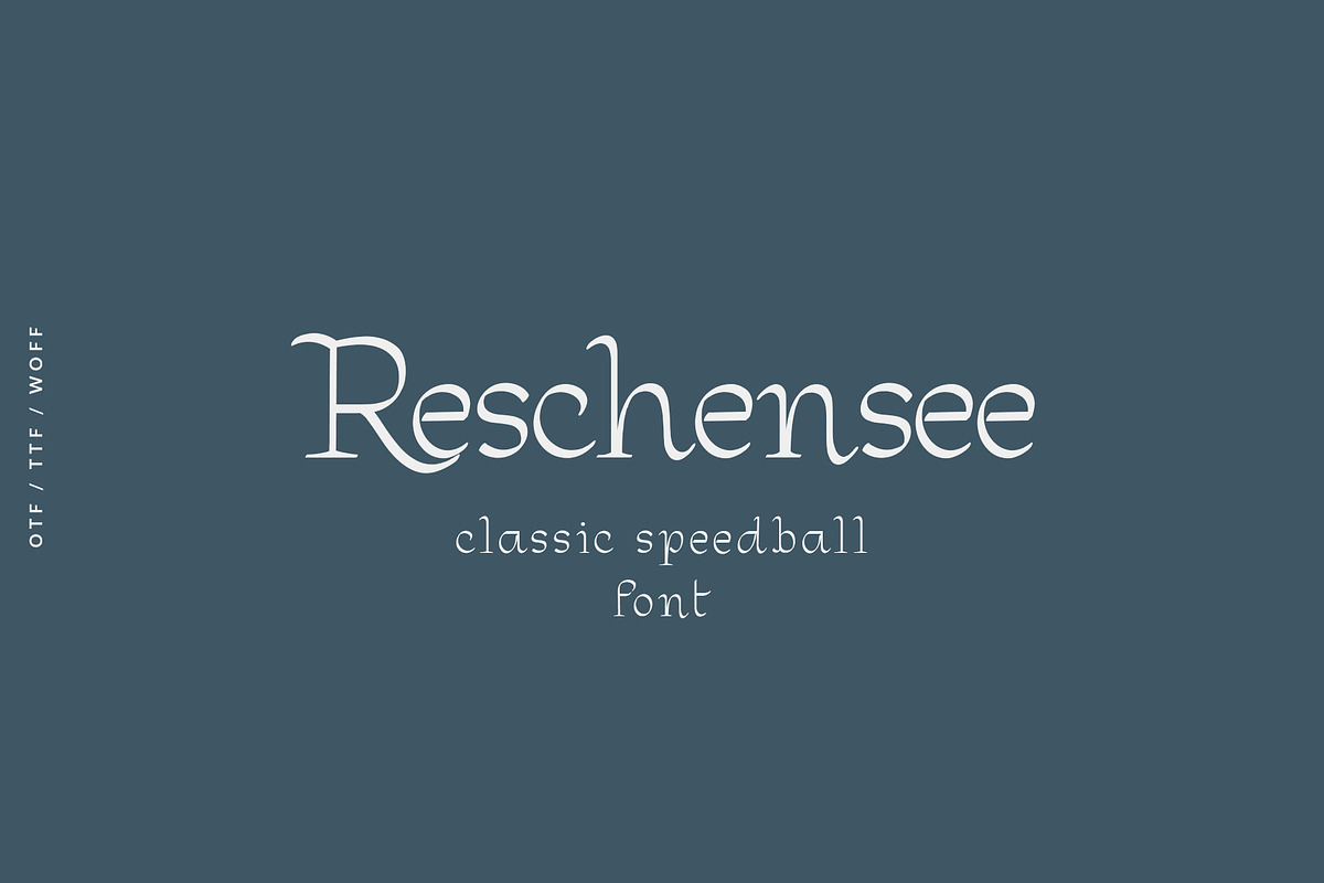 Reschensee font in Serif Fonts - product preview 8