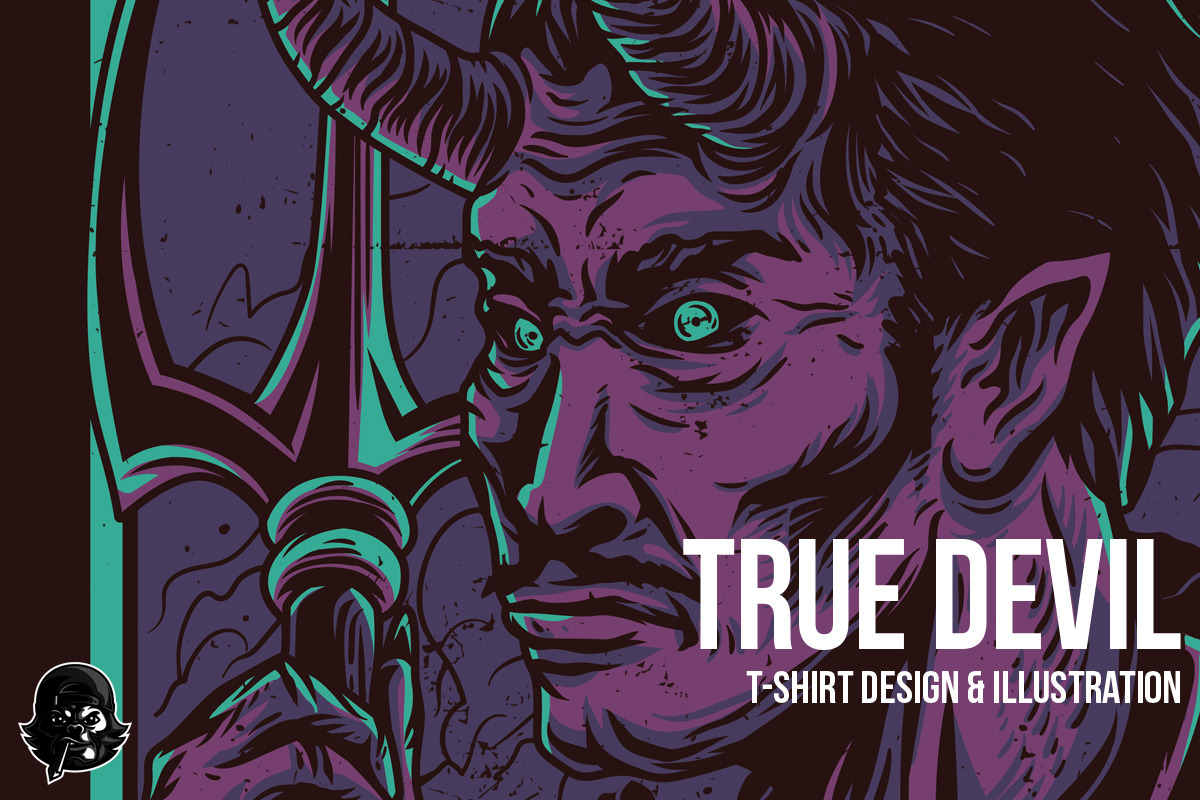 True Devil Illustration in Illustrations - product preview 8
