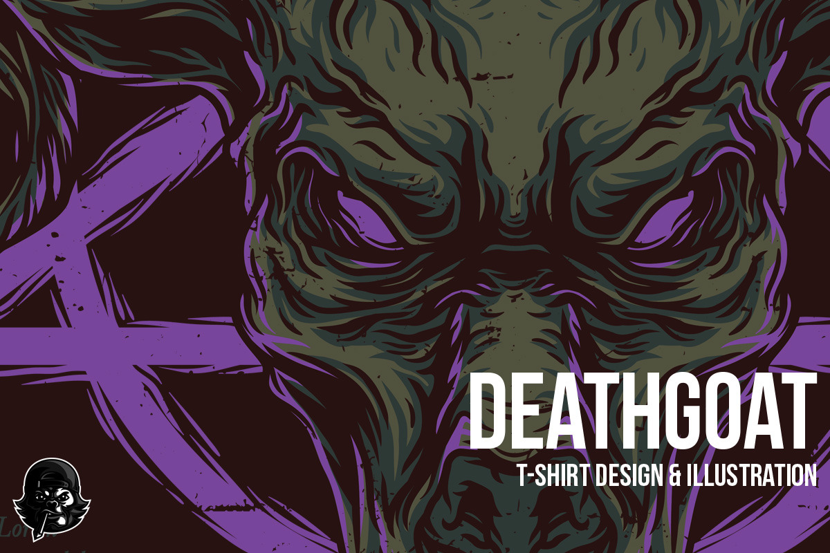 Deathgoat Illustration in Illustrations - product preview 8