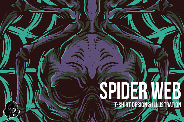 Spider Web Illustration