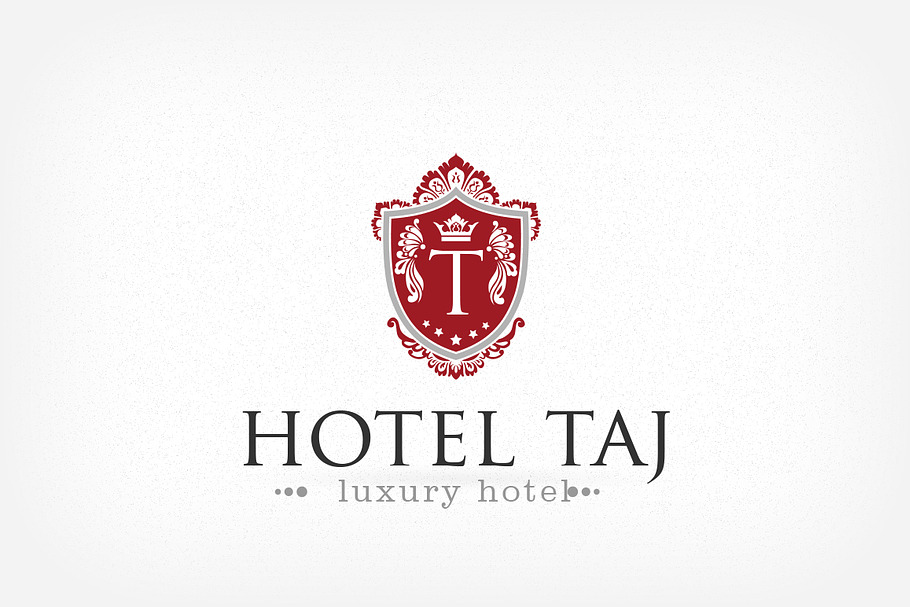 Hotel Taj- Luxury Crest Logo