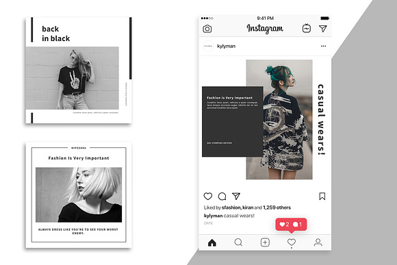 Miposhka - Instagram Posts Template in Instagram Templates - product preview 4