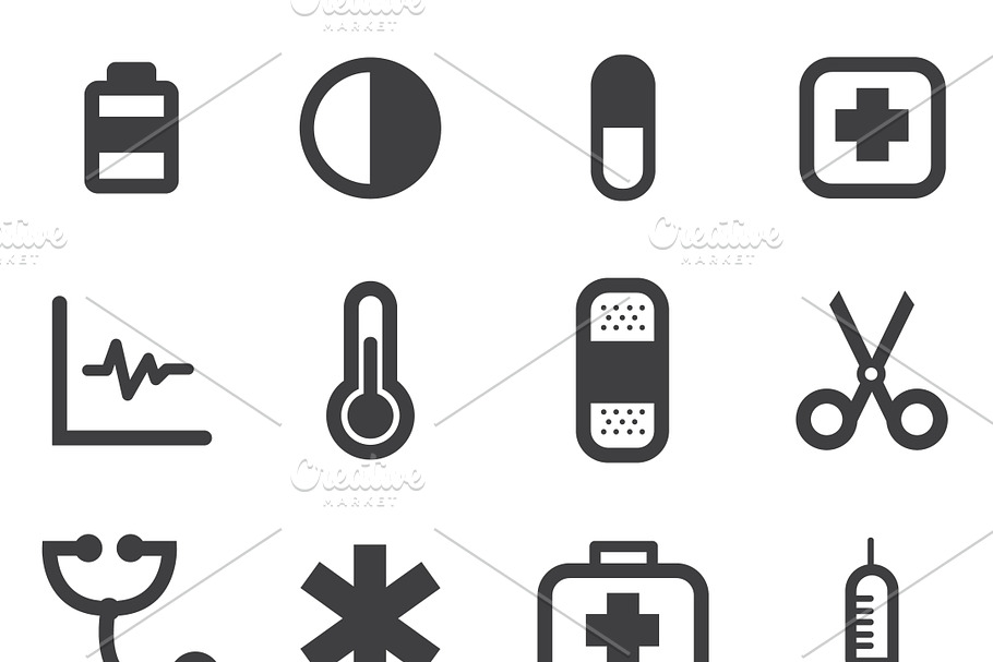 Medical icons set in Icons - product preview 8