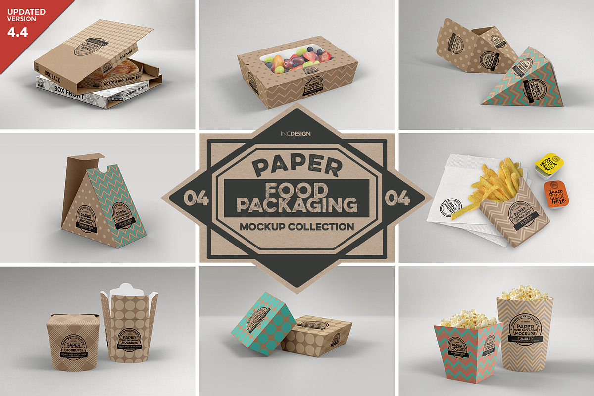 VOL.4: Food Box Packaging Mockups in Branding Mockups - product preview 8