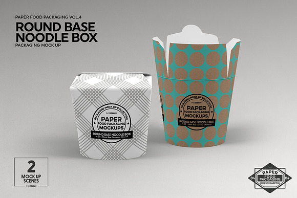VOL.4: Food Box Packaging Mockups in Branding Mockups - product preview 1