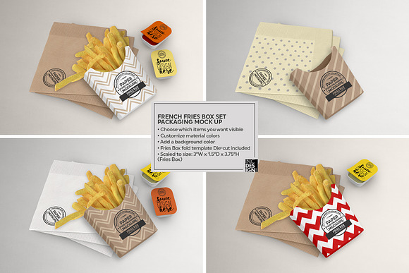 VOL.4: Food Box Packaging Mockups in Branding Mockups - product preview 5