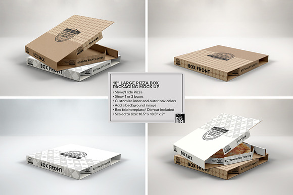 VOL.4: Food Box Packaging Mockups in Branding Mockups - product preview 10