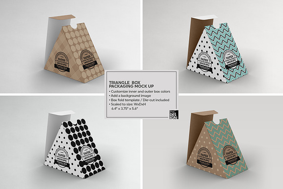 VOL.4: Food Box Packaging Mockups in Branding Mockups - product preview 14