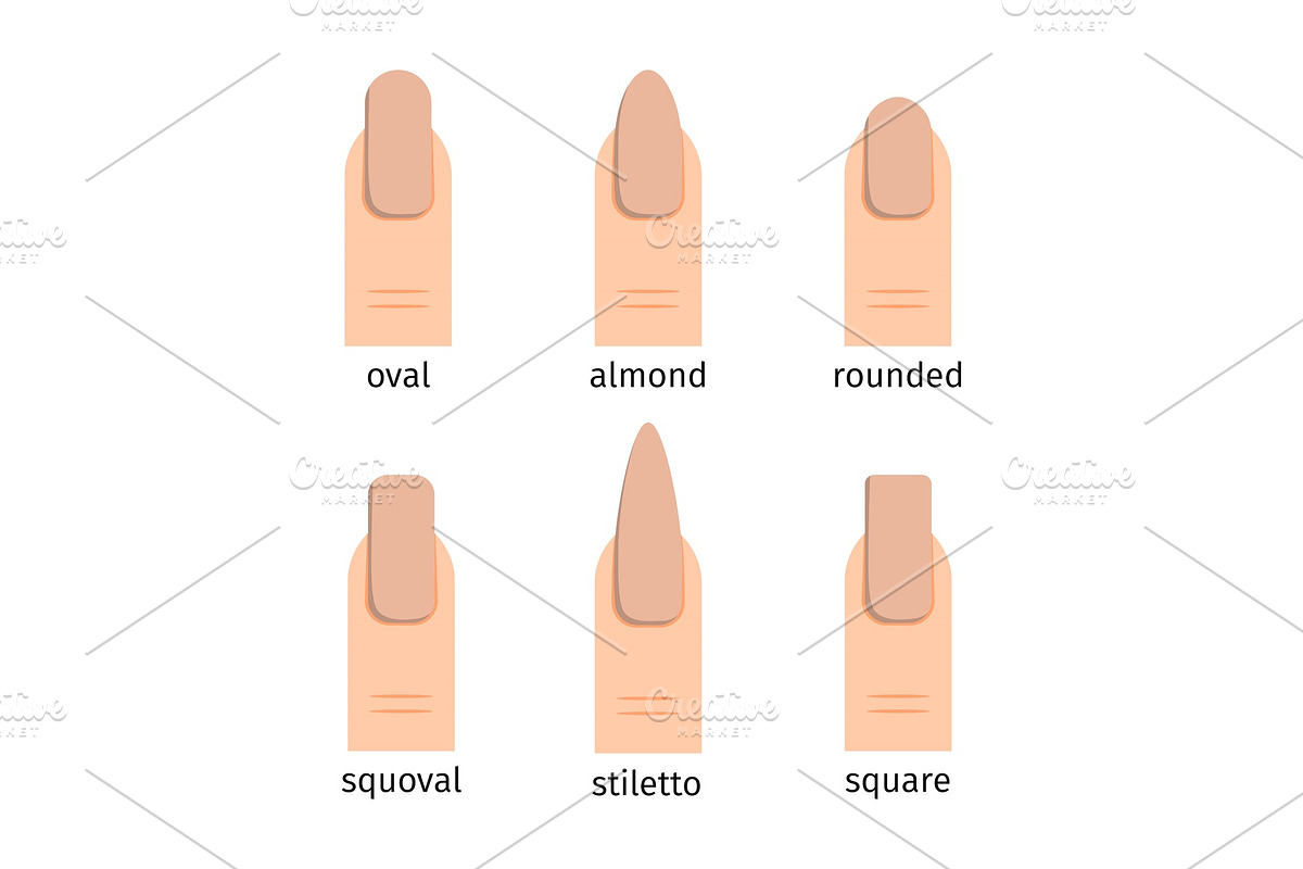 Most popular nail shapes with nude in Graphics - product preview 8