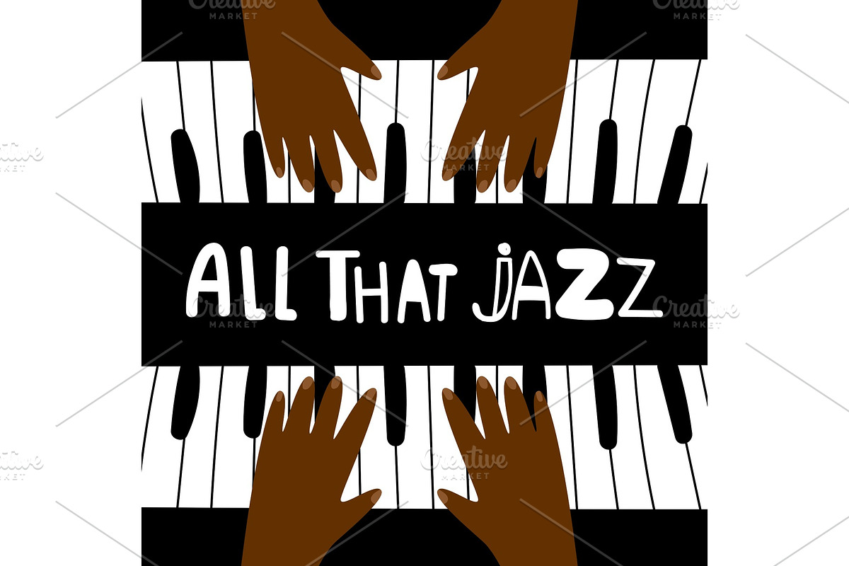 All that jazz, music piano poster in Graphics - product preview 8