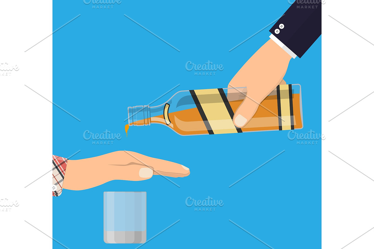 Alcohol abuse concept. in Illustrations - product preview 8