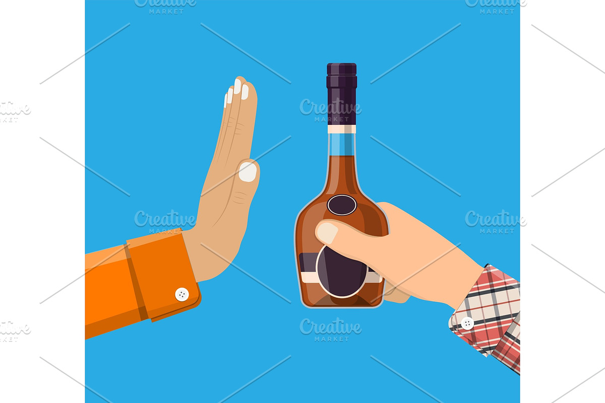 Alcohol abuse concept. in Illustrations - product preview 8