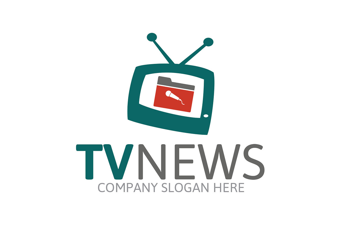Tv News Logo in Logo Templates - product preview 8