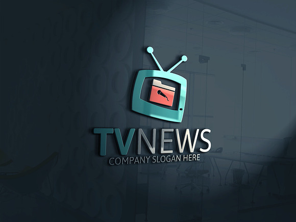 Tv News Logo in Logo Templates - product preview 1