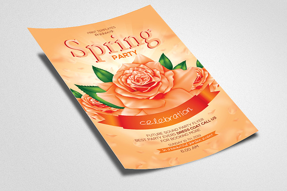 Spring Festival Flyer Templates in Flyer Templates - product preview 1