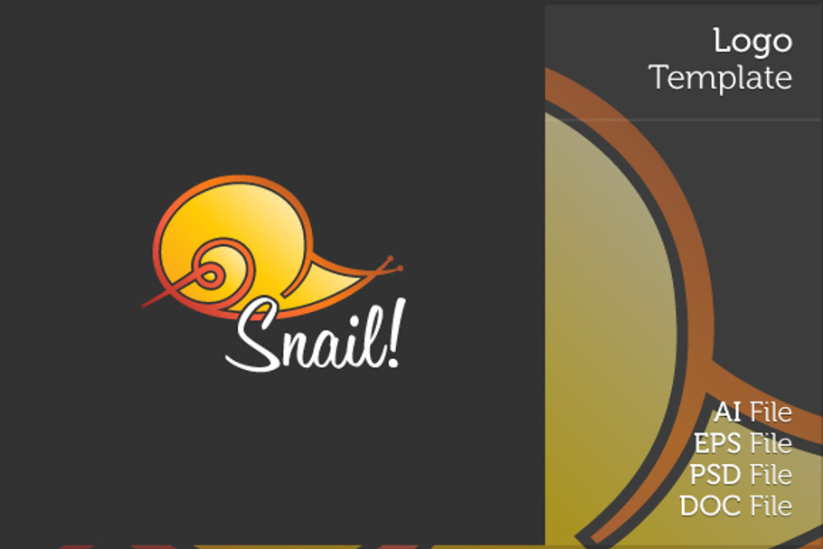 Snail Logo Symbol in Logo Templates - product preview 8