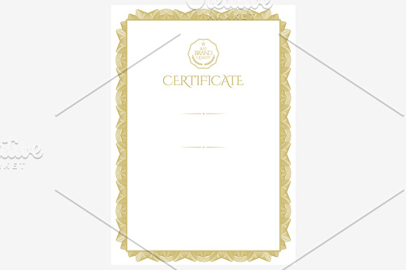 Certificate367 in Stationery Templates - product preview 1
