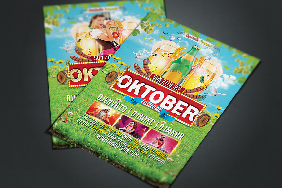 Oktoberfest Flyer Template in Flyer Templates - product preview 3