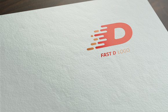 Fast D Logo Template in Logo Templates - product preview 1
