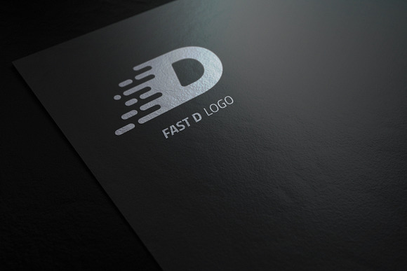 Fast D Logo Template in Logo Templates - product preview 2