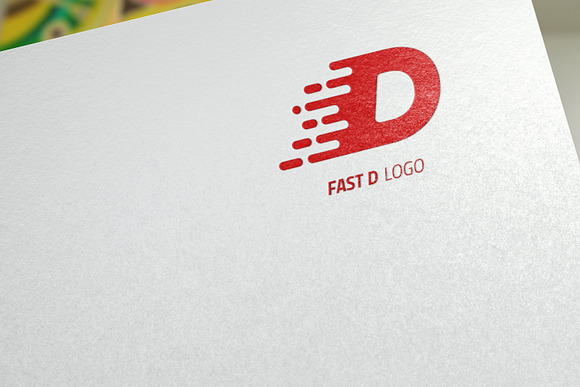 Fast D Logo Template in Logo Templates - product preview 3