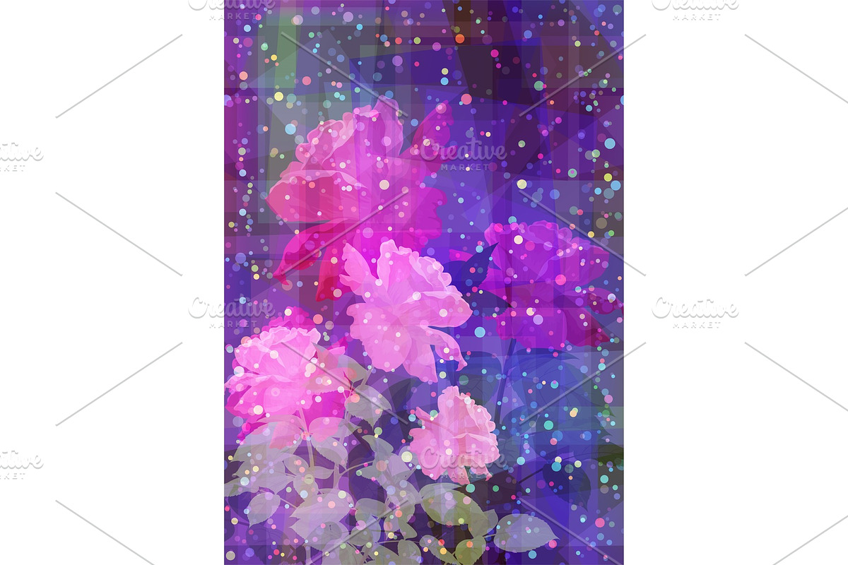 Rose Flowers in Illustrations - product preview 8
