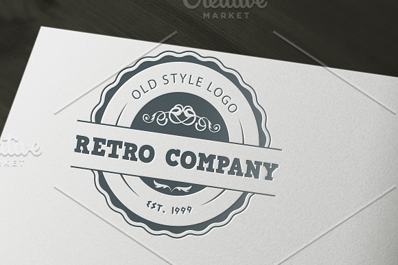 Retro Company - Logo and Stationery in Stationery Templates - product preview 1