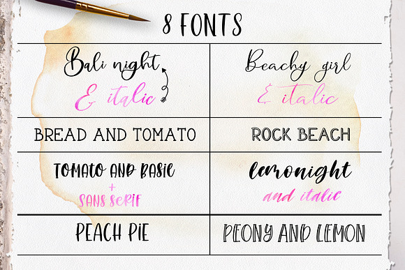 Handlettering Fonts Collection in Script Fonts - product preview 13
