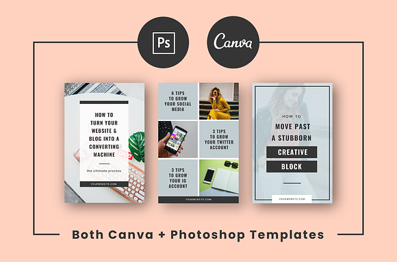 Pinterest Template Bundle in Pinterest Templates - product preview 4