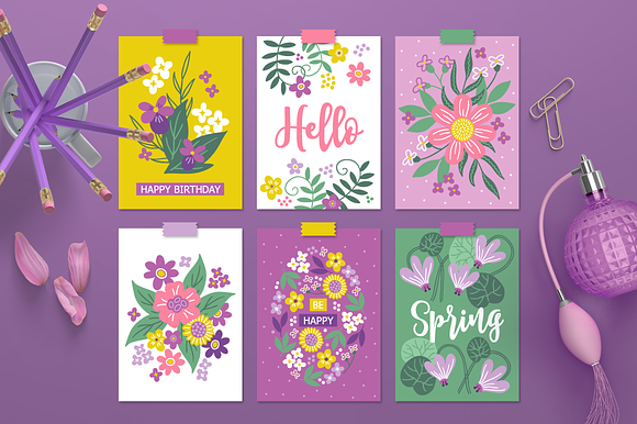 Spring Flowers Kit in Illustrations - product preview 2