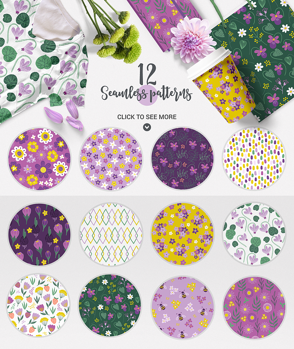 Spring Flowers Kit in Illustrations - product preview 6